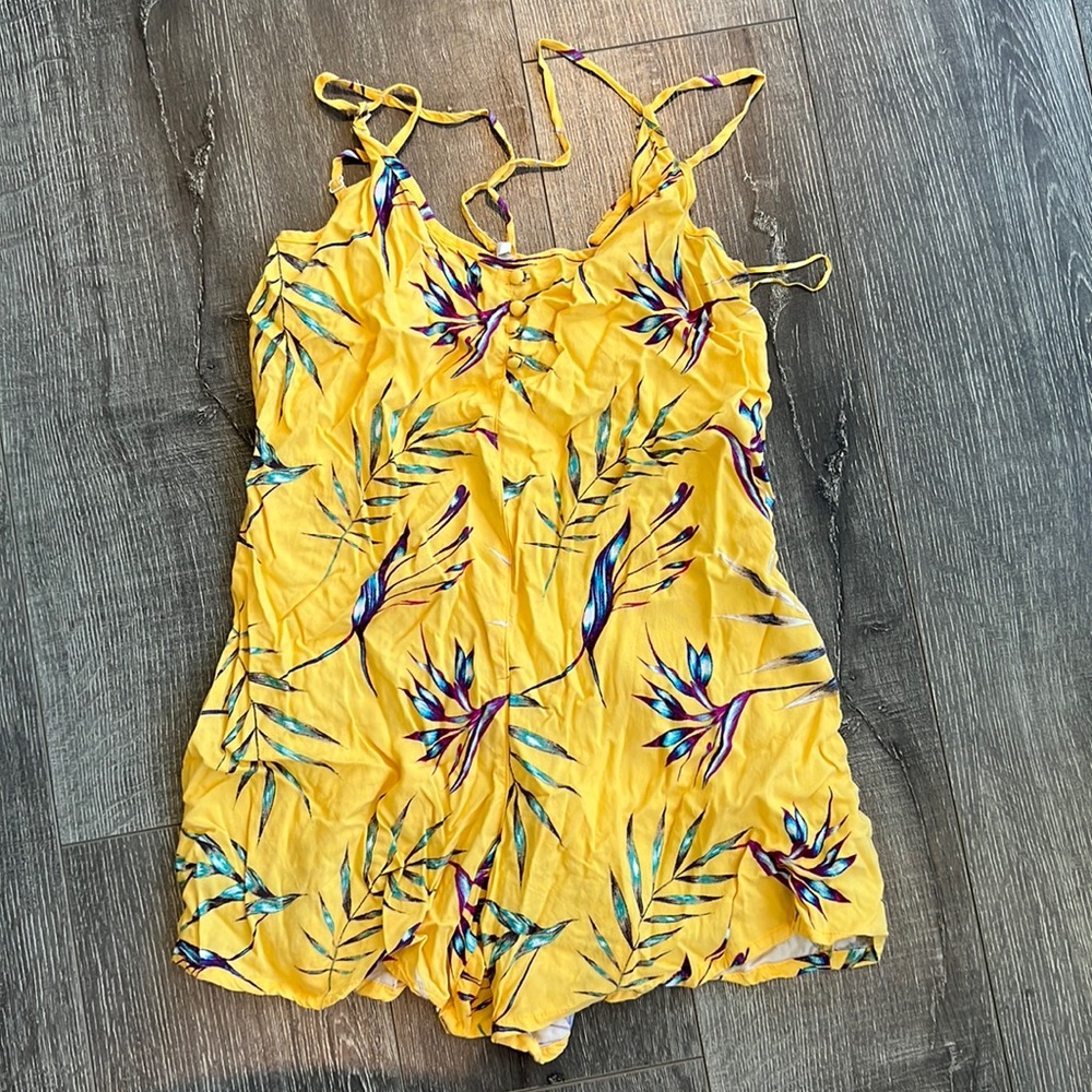 Roxy Girls Romper with Tropical Print size XS